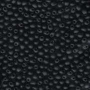 Miyuki Tropfen Perlen 2,8mm 0401F opaque matte Black 9gr.